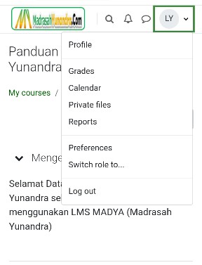 Cara mengganti Email di Moodle